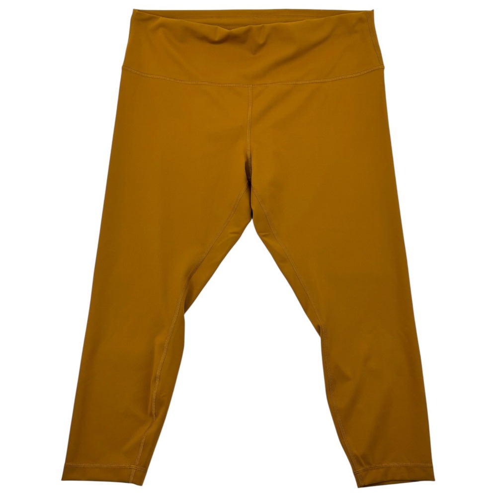 Lululemon Wunder Train High Rise Tight 24" Gold Spice Yellow Size 20‎